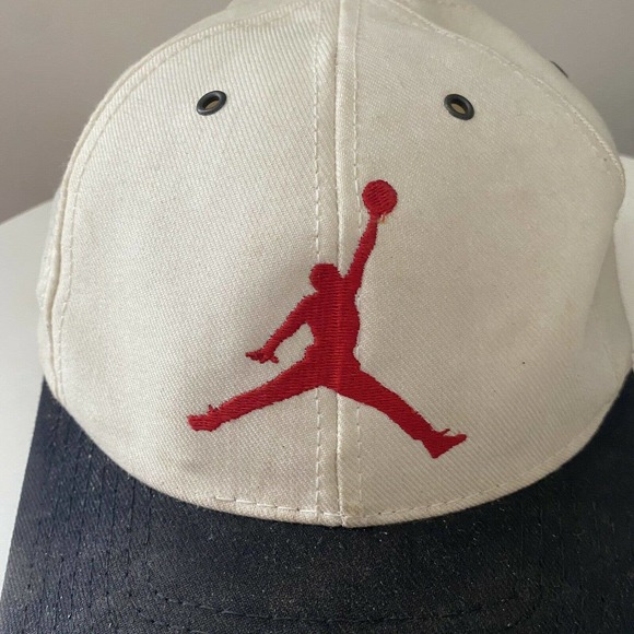 Vtg 90's Jordan Nike Snap Back Hat #45 Rare Last Dance Air Jordan Return - Picture 2 of 7